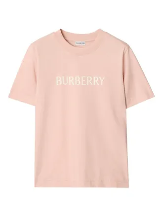 Burberry Logo Cotton T Shirt