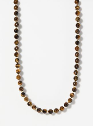 Simons Womens Tigers eye bead necklace