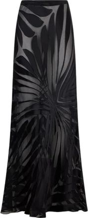 Roberto Cavalli Rokken, Dames, Zwart, M, Rayon, Rok met Ray Devor&eacute; Print