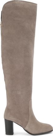Carvela Womens Suede Martano Otk Boots - Taupe - Size UK 3