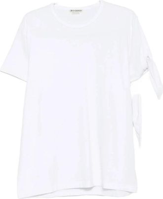 J.W.Anderson T-shirt met geknoopte mouwen - Heren - T-shirts - Wit - S - Katoen - Tops