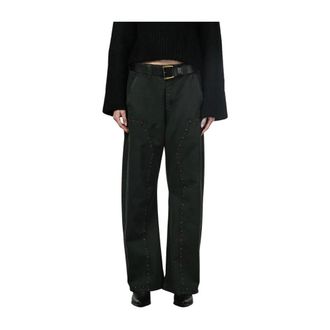 Mason's Pantalones Chinos Silvye - Trousers - Mujer - Verde - 2XS