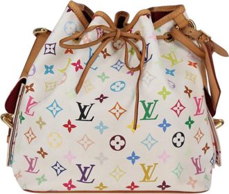 Louis Vuitton Petit Noé Multicolour Canvas Shoulder Bag (Pre-Owned)