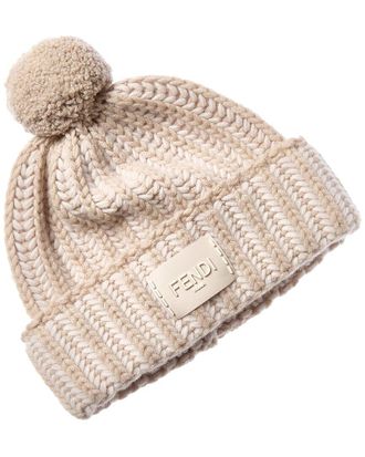 Fendi Fendi Wool & Cashmere-Blend Beanie