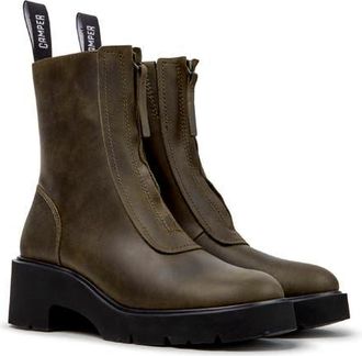 Camper Milah Lug Platform Boot in Dark Green at Nordstrom, Size 41