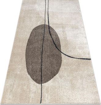 RugsX Rugsx - Alfombra Fusion 0808 Crema / Beige - Geom&eacute;trica, Moderna, Abstracta Beige 160x220 Cm