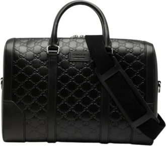 Gucci Pre-owned Weekend Bags, female, Black, Size: ONE SIZE Pre-owned Weekend Bag