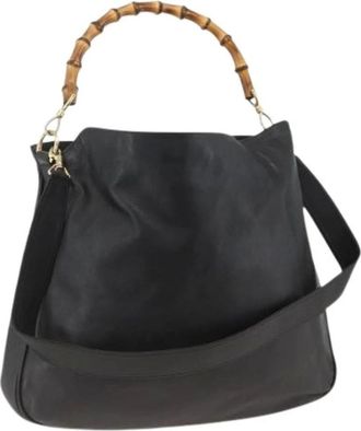 Gucci Pre-owned Shoulder Bags, female, Black, Size: ONE SIZE Pre-owned Vintage Shoulder Bag