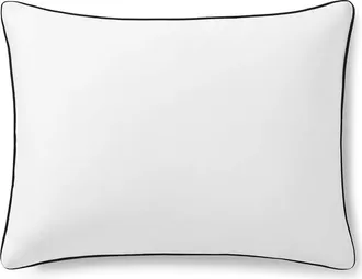 Sunday Citizen Set of 2 Contrast Piping Shams in White/black at Nordstrom, Size Standard