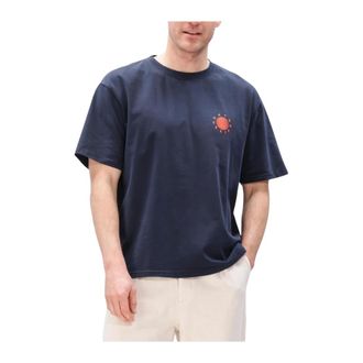 Anerkjendt Tops, Heren, Blauw, L, Katoen, Kvillads Sun Tee