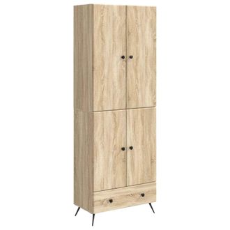 vidaXL Juego De Armarios 2 Uds. Roble Sonoma Madera De Ingenier&iacute;a Vidaxl