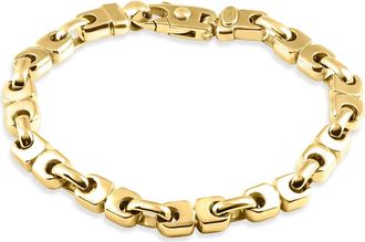 Pompeii3 Mens 14k Gold (54gram) or Platinum (87gram) 7mm Link Bracelet 8.5