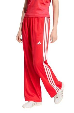 adidas Performance Wide Leg Track Pants in Pure Ruby at Nordstrom Rack, Size X-Large