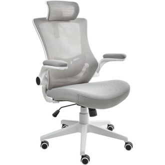 Beliani Office Chair PALADIN Fabric Light Grey