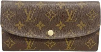 Louis Vuitton Pre-owned Wallets, female, Brown, Size: ONE SIZE Pre-owned Emilie Wallet