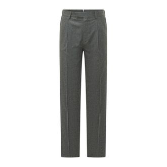 Ermenegildo Zegna Pantaloni Sartoriali in Lana - - Trousers - Uomo - Grigio - M