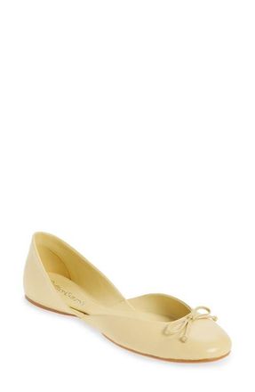 Jeffrey Campbell Perky dOrsay Ballet Flat in Butter at Nordstrom, Size 9.5