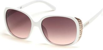 Guess Gu7620 Witte Zonnebril