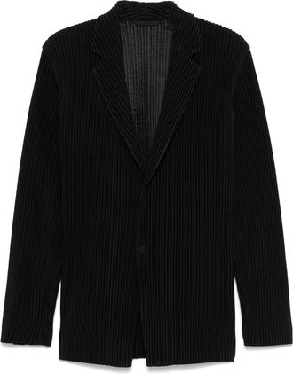 Homme Pliss&eacute; Issey Miyake Blazer sartoriale Pleats 2 - Nero