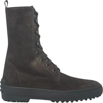 Tod's Polacco Winter Gommino - Dames - Veterlaarzen - Bruin - 37 EU - Leer - Schoenen