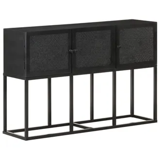 vidaXL Aparador De Madera Maciza De Mango 115x30x76 Cm Vidaxl