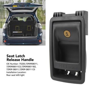 OEM Manija De Liberaci&oacute;n Del Asiento Plegable 7290908011c0 Gris Ergon&oacute;mica Para Sienna 3&ordf; Fila