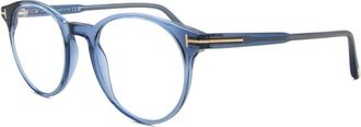 Tom Ford Blue Light Block Oval Mens Eyeglasses FT5695-B 090 47