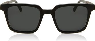 Oh My Woodness! Square Full Rim Mens Sunglasses Brown Size 51 - Free Lenses - Oh My Woodness