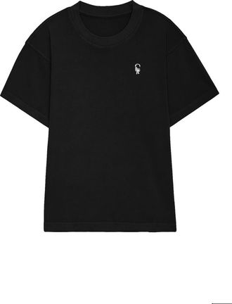 Dalix Mens Astronaut Heavyweight Pigment Dye Tee in Black at Nordstrom, Size Xx-Large