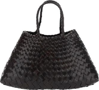 Dragon Diffusion Santa Croce Kleine Handtas - Dames - Shoppers - Bruin - ONE Size - Leer - Tassen