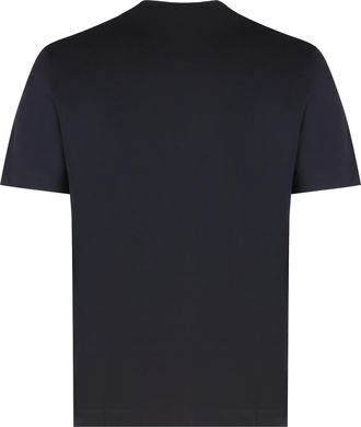 HUGO BOSS Mens Logo Cotton T-Shirt Black T-Shirts And Polos
