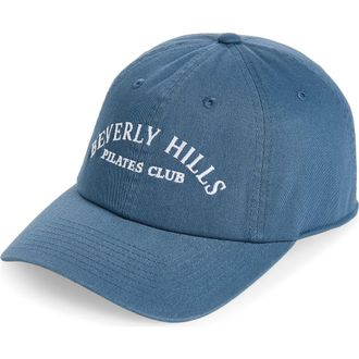 American Needle Beverly Hills Pilates Club Cotton Twill Baseball Cap in Breaker Blue at Nordstrom