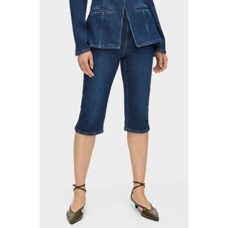 Aligne Gracey Pedal Pusher Jeans in Ocean Blue at Nordstrom, Size 24