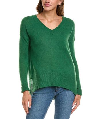 Alberta Ferretti Philosophy Oversized V-Neck Sweater