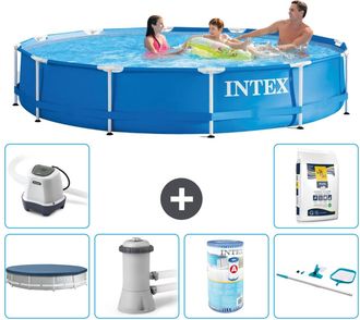 Intex Piscina Con Estructura Redonda - 366x76 Cm - 7-piezas S31567