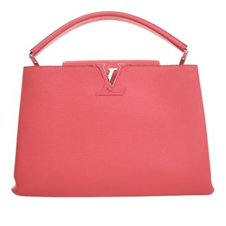 Louis Vuitton Capucines Top Handle Leren Tas