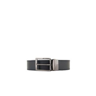 Emporio Armani Belts, male, Blue, Size: ONE SIZE Leather Reversible Belt