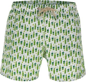 MC2 Saint Barth White Lighting Micro Fantasy Swim Shorts
