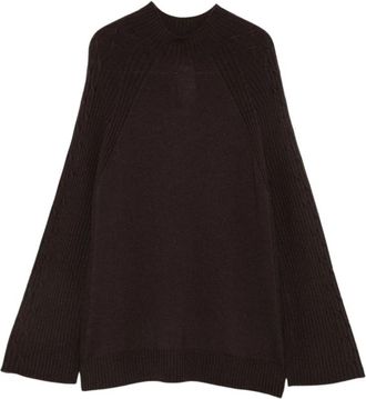 Max Mara Mmlvertice Turtleneck - Dames - Coltruien - Bruin - M - Wol - Truien & Vesten