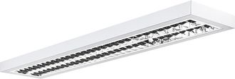 Rossini Illuminazione Bill Evo Plafoniera Led 37w 3000k Cri90 Ugr19 - Apparecchio A Plafone O Sospensione Per Uffici E Videoterminali In Acciaio Bianco - Rossini