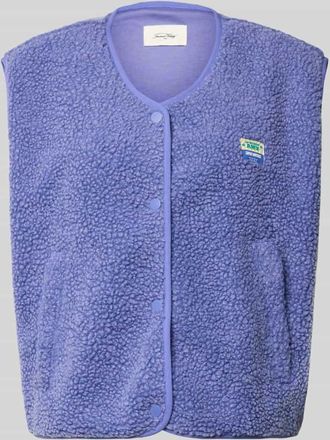 American Vintage American Vintage Weste mit Rundhalsausschnitt Modell HOKTOWN in Flieder Melange, Gr&ouml;&szlig;e XS/S