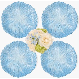 Mrs. Alice Serena Cabbage Dinner Plates in Blue at Nordstrom