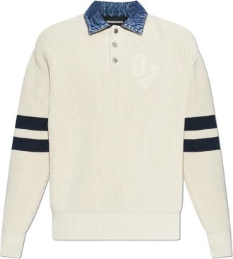 Dsquared2 Uomo, Maglie, Beige, L, new