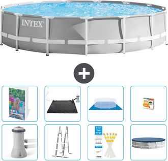Intex Piscina Prism Frame Redonda - 457x107 Cm - 9-piezas S559