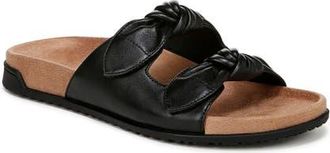 Vionic Elara Sandal in Black Tmb Leather at Nordstrom, Size 8.5