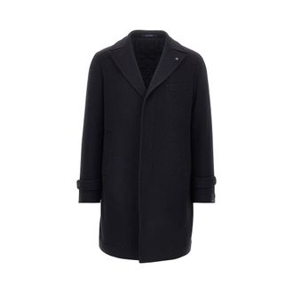 Tagliatore Cashmere and wool tailored coat Man 48
