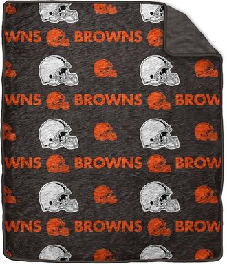 Pegasus Sports Cleveland Browns Nfl Team Logo Ultra Plush Blanket