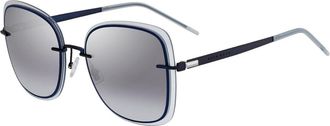 BOSS Boss 1167/S PJP/GO Womens Sunglasses Blue Size 57