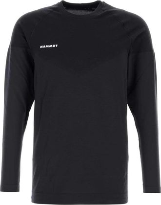 Mammut Long Sleeve Baselayer Shirt - Heren - Sportshirts - Zwart - XL - Fitness