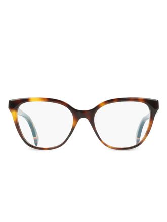 Paul Smith cat-eye glasses - Brown